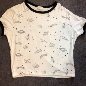 Graphic space tee